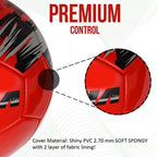 Vizari Verona Soccer Ball – Red/Black/Silver