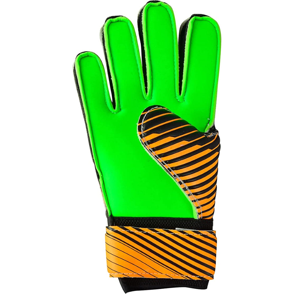 Vizari Saturn F.P. Goalkeeper Gloves W/ Finger Support – Green/Orange