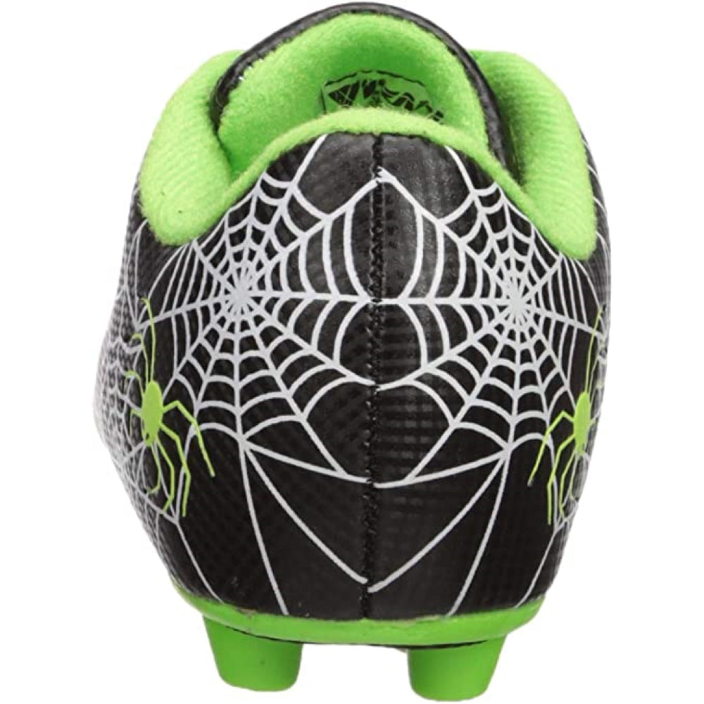 Spiderweb Firm Ground Soccer Cleats - Black/White/Green - Vizari Sports