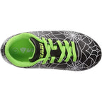 Spiderweb Firm Ground Soccer Cleats - Black/White/Green - Vizari Sports