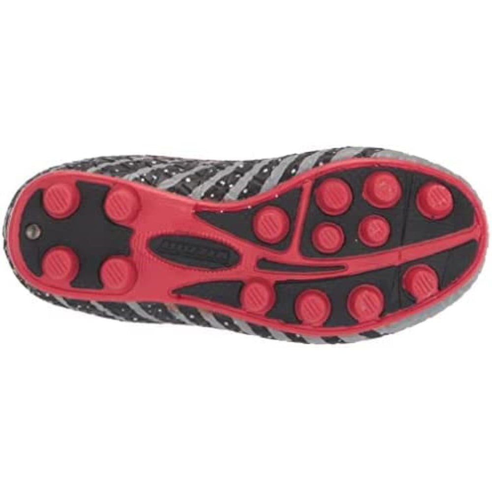 Vizari Bolt Youth Firm Ground Soccer Cleats – Red/Black/Silver