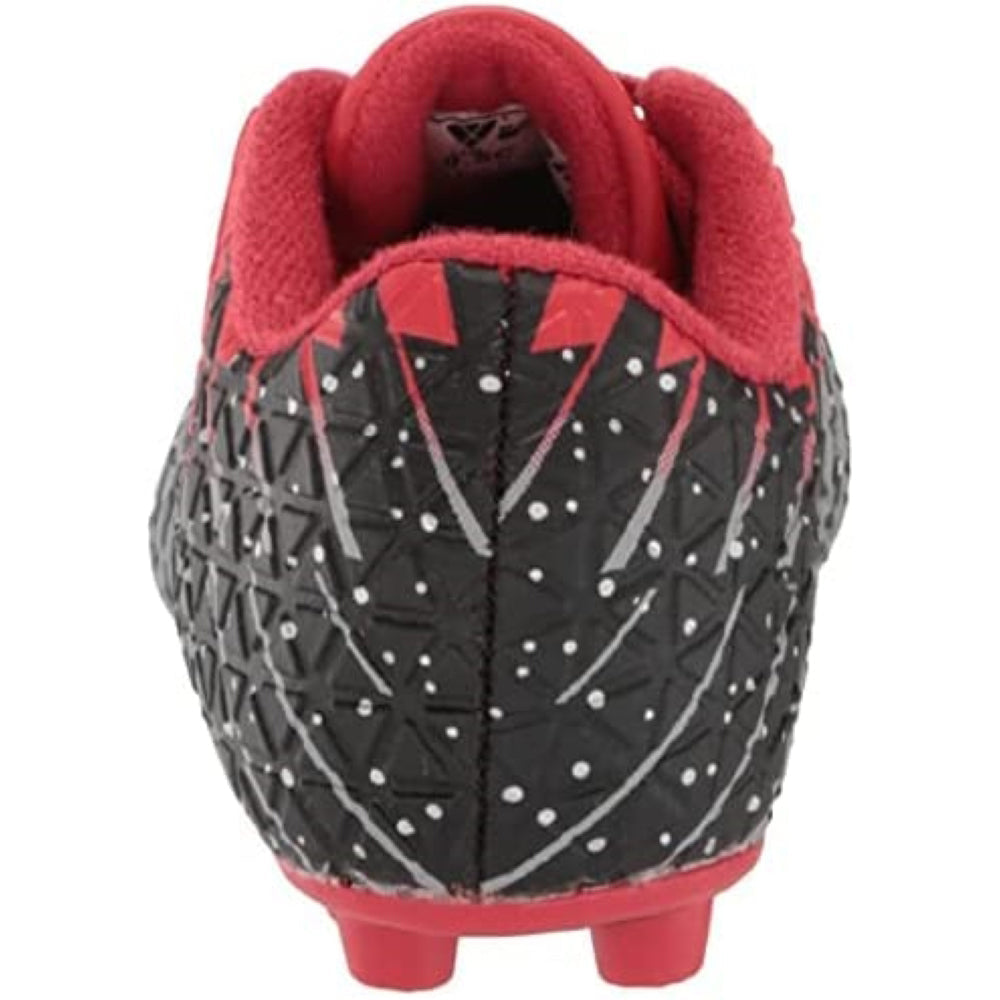 Vizari Bolt Youth Firm Ground Soccer Cleats – Red/Black/Silver
