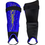 Zodiac Soccer Shin Guard with Detachable Ankle Protection-Blue - Vizari Sports
