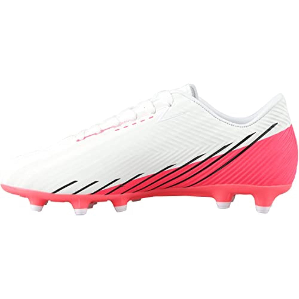 Vizari Tesoro Junior Firm Ground Soccer Cleats – White/Pink
