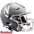 Nebraska Cornhuskers Helmet Riddell Authentic Full Size SpeedFlex Style Slate Alternate