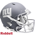 New York Giants Helmet Riddell Authentic Full Size Speed Style Slate Alternate