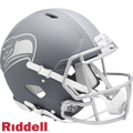 Seattle Seahawks Helmet Riddell Authentic Full Size Speed Style Slate Alternate