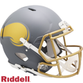 Minnesota Vikings Helmet Riddell Authentic Full Size Speed Style Slate Alternate