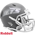 New York Jets Helmet Riddell Replica Mini Speed Style Slate Alternate 2024