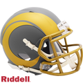 Los Angeles Rams Helmet Riddell Replica Mini Speed Style Slate Alternate