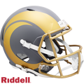Los Angeles Rams Helmet Riddell Replica Full Size Speed Style Slate Alternate