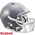 Seattle Seahawks Helmet Riddell Replica Full Size Speed Style Slate Alternate