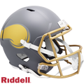 Minnesota Vikings Helmet Riddell Replica Full Size Speed Style Slate Alternate