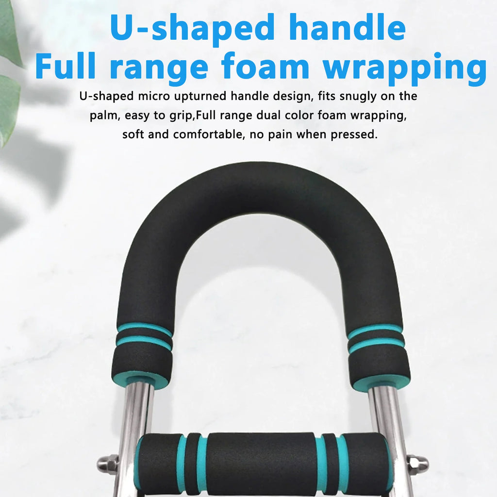 📦 US Warehouse Quick Ship 40KG U Shape Hand Gripper, Power Twister Bar, Adjustable Stainless Steel Arm Trainer Home Workout