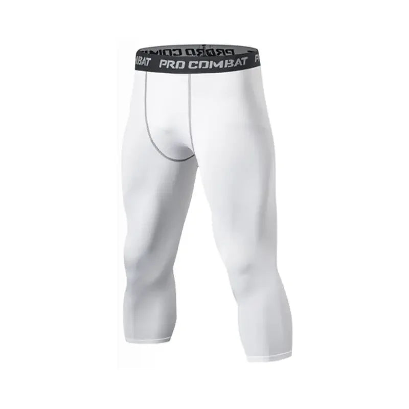 2026 Compression Pant Men Training Gym Leggings with Pockets Running Tights Fitness Basketball Jogging Workout Trouser Polyester
