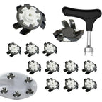 Golf Shoe Spikes 12pcs Anti Slip Golf Shoe Spikes Golf Cleat Golf Shoe Spikes Replacements Training Parts Golf Shoe Spikes