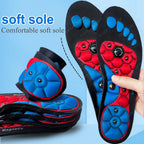 Unisex Magnetic Therapy Sports Insoles Acupressure Massage Arch Support Slimming Weight Loss Anti-Fatigue Health Care Pads