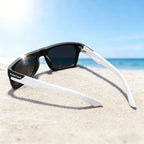 Polarized Square Sunglasses UV400 Black Fashion Shades for Men & Women Ideal for Driving Fishing & Outdoor Sports