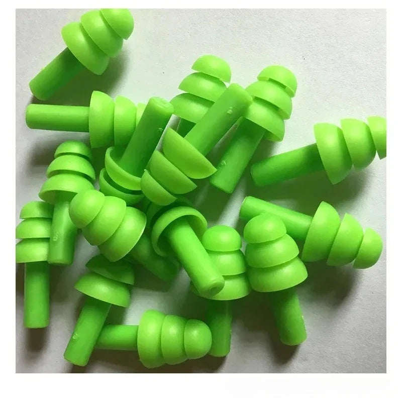 5Pairs Soft Silicone Earplugs Anti-Noise Waterproof Diving Ear Clips for Swimming Protection Adult & Child Swimmers
