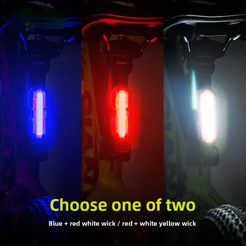 Bicycle Taillight USB Rechargeable MTB Road Bike Light Waterproof Cycling Rear Light 5 Modes LED Night Riding Bike Accessories