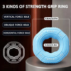Silicone Hand Trainer Finger Gripper Ring Hand Power Gripper Ring Stress Relief Gym Home Workout Exercise Fitness Equipment
