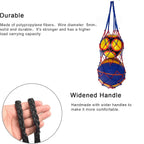 Basketball Net Bag Soccer Football Mesh Storage Sports Ball Holder Nylon Carry Bag Durable Single Ball Carrier 10/5/1 Packs