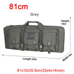 LQARMY 32 38 42 48 inch Tactical Double Rifle Case Molle Rifle Bag Sniper Airsoft Gun Case Backpack Hunting Gun Holster