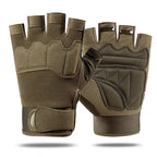 Outdoor Gym Fingerless Gloves Anti-Slip Half Finger Men Woman Gloves Camping Fishing Breathable Sports Bicycle Motorcycle Gloves
