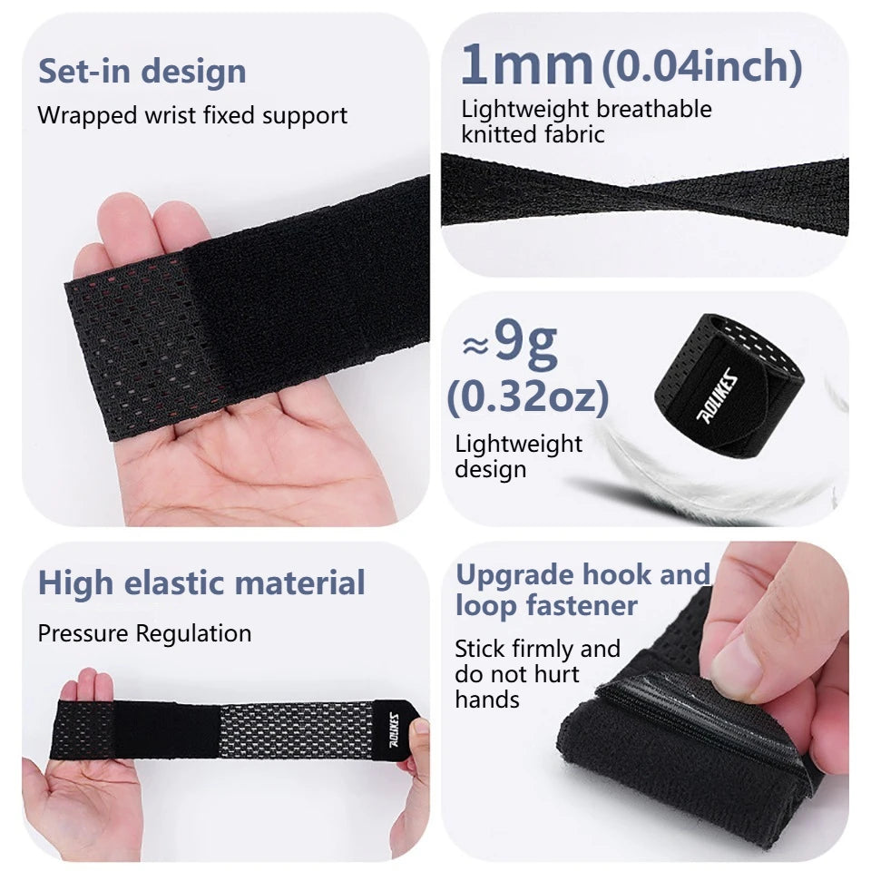 AOLIKES Wrist Band Support Sleeve Gym Support Wrist Brace Wrap Breathable Elastic Compression Bandage Hand Sport Wristband