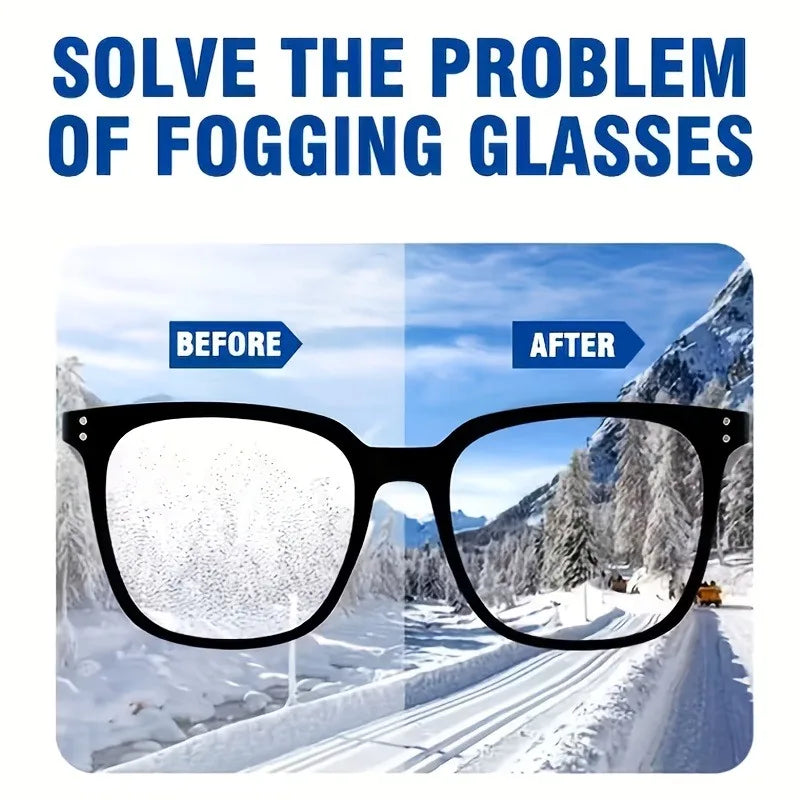 30ml Nano Anti-Fog Spray: Scratch/Fingerprint-Proof for Sports Eyewear, Winter Temperature Adaptable