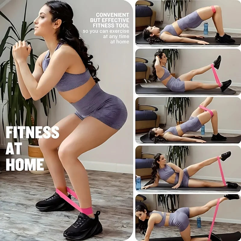 Yoga Resistance Band – TPE Material, Soft & High Elasticity, for Yoga & Glute Squats, Durable