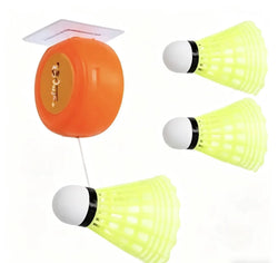 Automatic Badminton Trainer Solo Practice Rebounder Retractable with Adjustable Speed for All Skill Levels Home Office Use