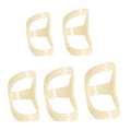 5Pcs Oval Finger Splints Finger Support Brace for Thumb, Index,Middles Finger