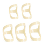 5Pcs Oval Finger Splints Finger Support Brace for Thumb, Index,Middles Finger