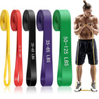 5-Level Pull Up Assistance Bands for Men Women, Full-Body Training, Physical Therapy & Home Gym, Stretch