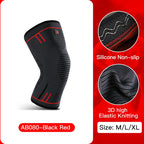 1 piece of compression knee support sleeve, elastic, breathable, anti slip knee protection, suitable for football, basketball, g