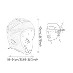 Rugby Helmet Ultralight Adjustable Protective Gear Protective Cap Headgear for Flag Football Sports Baseball Playing Training