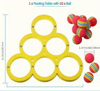 Swimming Pool Toss Game, Fun Splash Water Sports Floating Pool Toys, Durable EVA Material, Water Throwing Game Random Color Ball