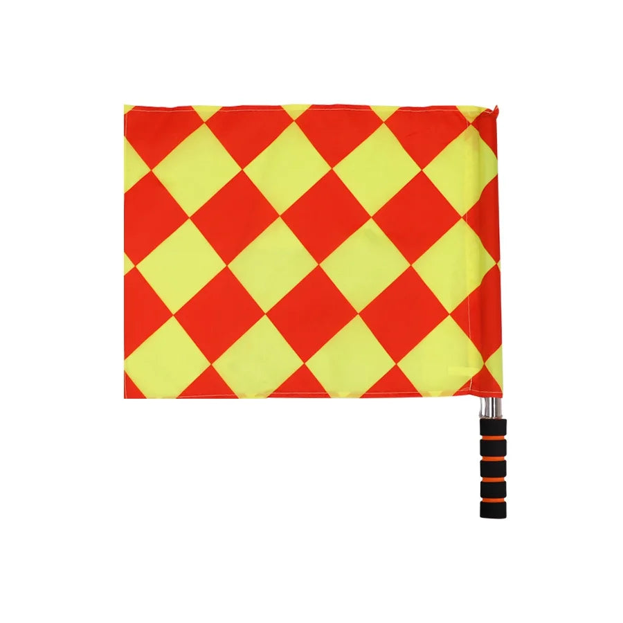 2pcs/Pack Soccer Referee Flags Professional Fair Play Sports Match Football Linesman Flags Sports Game Referee Equipment