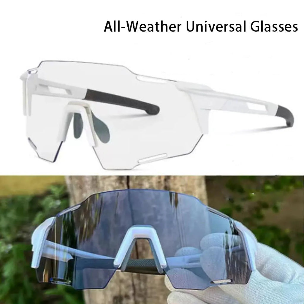 Men Women Photochromic Cycling Glasses UV Protection Windproof Sports Running Outdoor Sunglasses