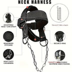 Head Trainer Weight Lifter - Neck Brace for Strengthening Neck and Core Muscles - Neck Exerciser