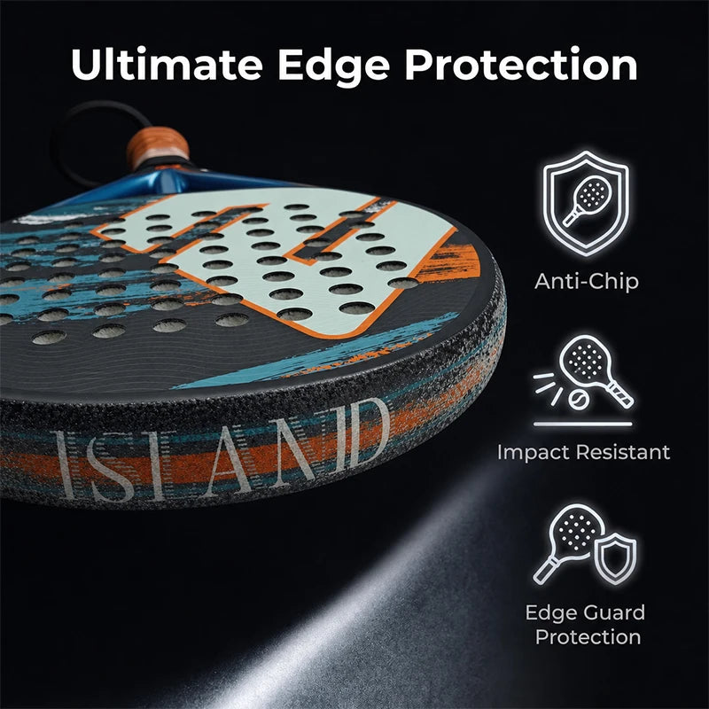 Padel Racket Edge Protector Tape Frosted Anti-Scratch Frame Guard Sticker Wear Resistant Padel Accessories for Padel Racket