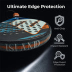 Padel Racket Edge Protector Tape Frosted Anti-Scratch Frame Guard Sticker Wear Resistant Padel Accessories for Padel Racket