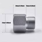CO2 Cylinder Soda Water Accessories TR21-4 to W21.8-14 Convert Adapter For Aquarium Fish Homebrew Beer Corny Keg Co2 Accessories