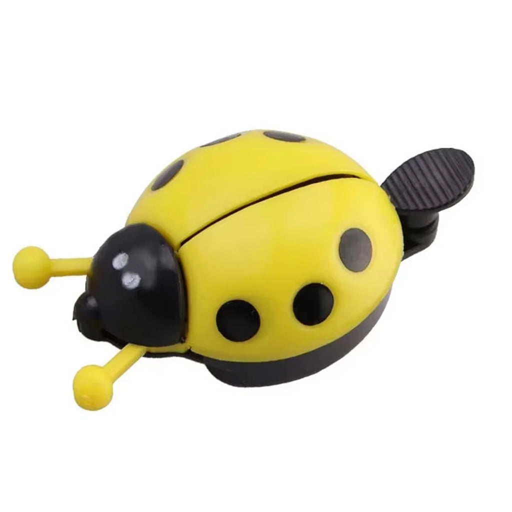 PINMOAP 1PC Ladybug Bicycle Bell Handle Warning Bell Loud Bell Durable Aluminum Alloy PP Material Bicycle Horn Riding Accessorie