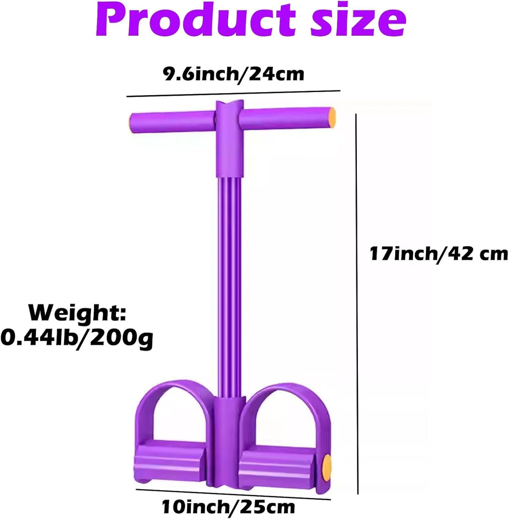 1pcs Multifunctional Yoga Pedal Resistance Band, Home Workout Equipment, Abdominal Exercise Auxiliary Equipment, Pilates Tension Rope, Suitable for Home Exercise Yoga Training，Home Gym Equipment for Full Body Strength for A