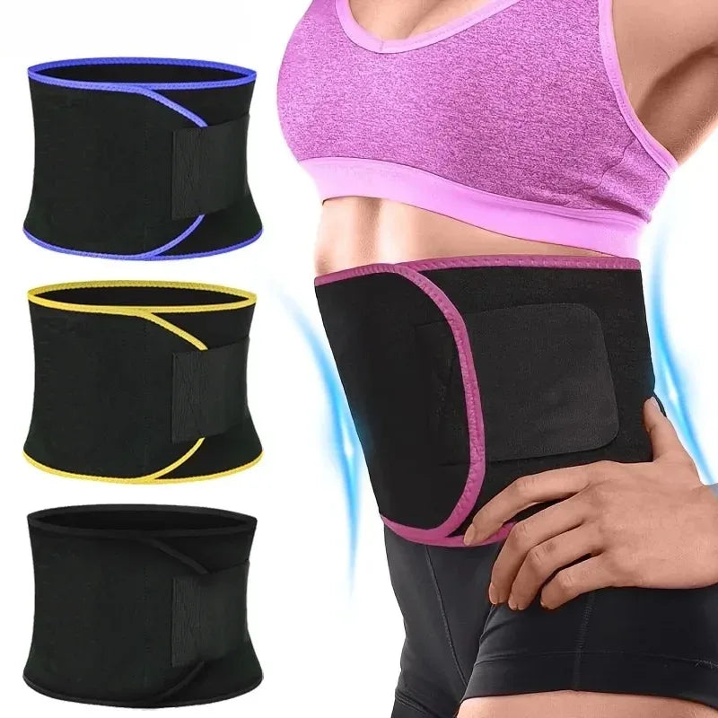Sports Sweat Burst Waist Support Belt Shape Running Durable Waist Abdominal Fat Burning Training Belt Sauna Set Waist Trimmer