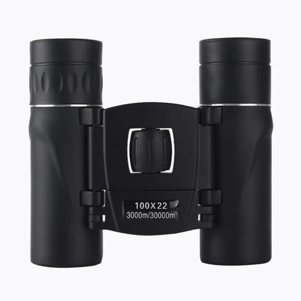 2026 100x22 Mini Portable Hd Binoculars 30000m Long Range Folding Bak4 Fmc Optics For Hunting Sports Outdoor Camping Travel