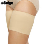 1Pair Nylon Thigh Brace Elastic Anti-Chafing Thigh Compression Sleeve Unisex Non-Slip Upper Leg Wraps Support for Sport