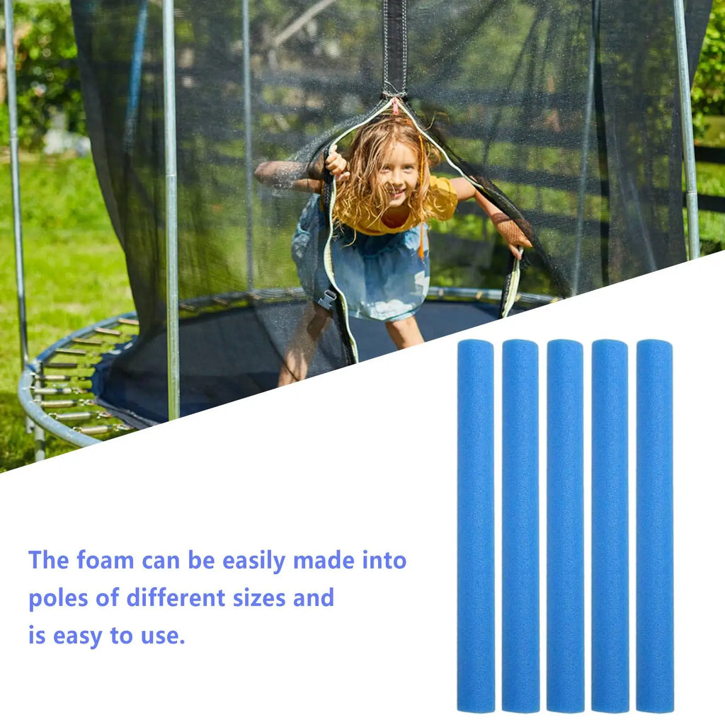 12pcs Trampolines Enclosures Foams Sleeves Replacement Trampolines Protective Poles Cover Paddings for Safety Protections